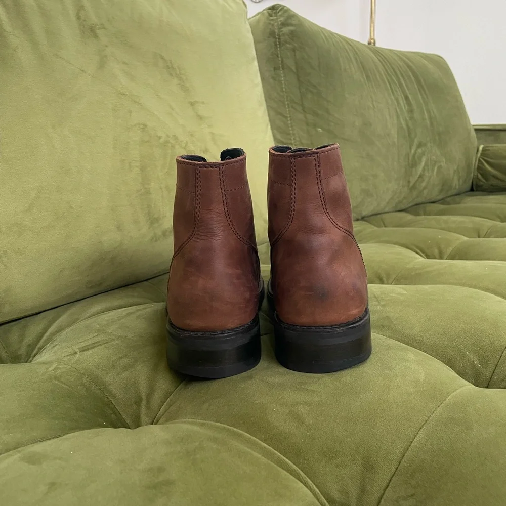 Thursday Boots - Mens Terracotta Captain Boot Handcrafter Leather - Picture 7 of 8